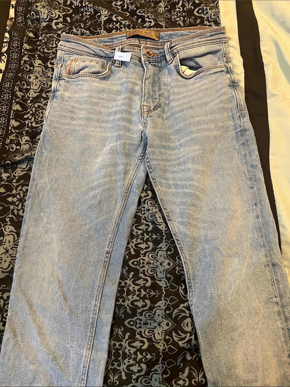 Zara  MAN Light Blue Straight Men's Jeans